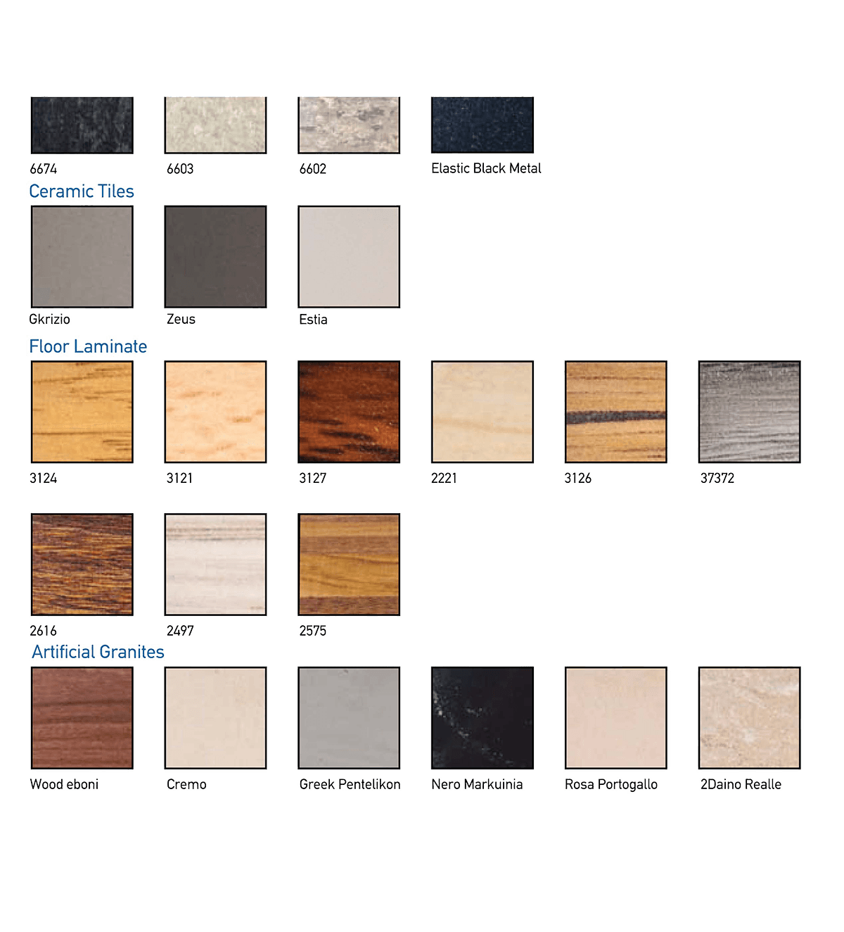 Материал за под на асансьорни кабини Athena Classic